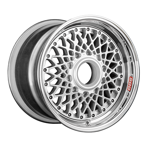 BBS E50/55 Brilliant Silver side profile