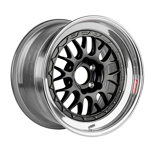 BBS E87 Satin Black side profile